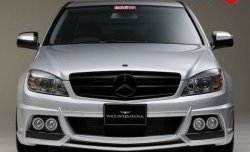 19 949 р. Передний бампер WALD Mercedes-Benz C-Class W204 дорестайлинг седан (2007-2011) (Неокрашенный)  с доставкой в г. Набережные‑Челны. Увеличить фотографию 2