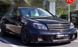 8 149 р. Радиаторная решётка Brabus Bullit Mercedes-Benz C-Class W204 дорестайлинг седан (2007-2011) (Неокрашенная)  с доставкой в г. Набережные‑Челны. Увеличить фотографию 3