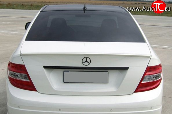 2 269 р. Лип спойлер M-VRS Mercedes-Benz C-Class W204 дорестайлинг седан (2007-2011) (Неокрашенный)  с доставкой в г. Набережные‑Челны