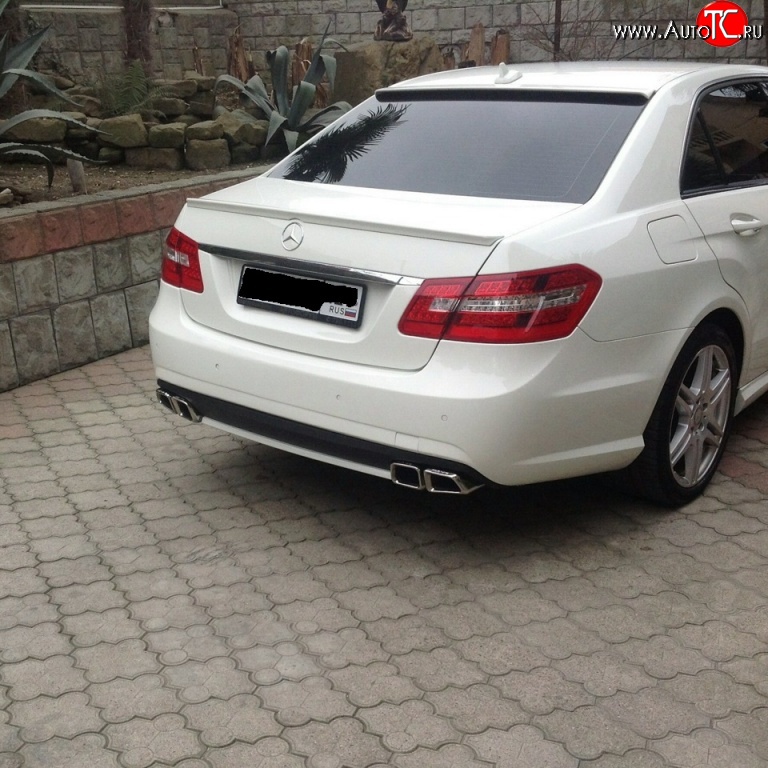 5 499 р. Козырёк на заднее стекло Sport v2 Mercedes-Benz E-Class W212 дорестайлинг седан (2009-2012) (Неокрашенный)  с доставкой в г. Набережные‑Челны