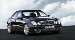 11 399 р. Накладка Carlsson на передний бампер Mercedes-Benz E-Class W211 дорестайлинг седан (2002-2006) (Неокрашенная)  с доставкой в г. Набережные‑Челны. Увеличить фотографию 5