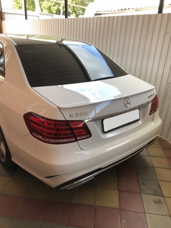 3 399 р. Лип спойлер АВТОКРАТ Лезвие Mercedes-Benz E-Class W212 рестайлинг седан (2013-2017) (Неокрашенный)  с доставкой в г. Набережные‑Челны. Увеличить фотографию 5