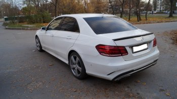 3 399 р. Лип спойлер АВТОКРАТ AMG  Mercedes-Benz E-Class  W212 (2009-2017) дорестайлинг седан, рестайлинг седан (Неокрашенный)  с доставкой в г. Набережные‑Челны. Увеличить фотографию 5