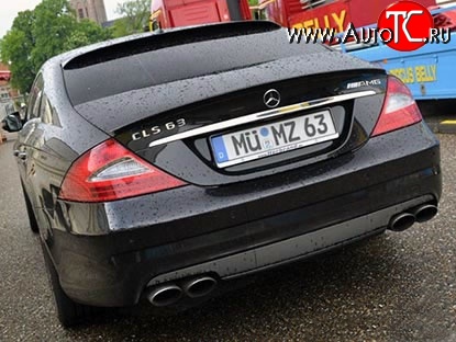 7 199 р. Козырёк на заднее стекло AMG Mercedes-Benz CLS class C219 (2004-2011) (Неокрашенный)  с доставкой в г. Набережные‑Челны