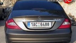 7 199 р. Лип спойлер AMG Mercedes-Benz CLS class C219 (2004-2011) (Неокрашенный)  с доставкой в г. Набережные‑Челны. Увеличить фотографию 3