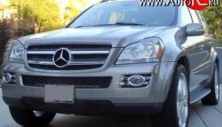 17 299 р. Комплект накладок на колёсные арки AMG Mercedes-Benz GL class X164 дорестайлинг (2006-2009) (Неокрашенные)  с доставкой в г. Набережные‑Челны. Увеличить фотографию 2