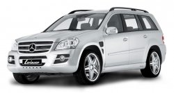 22 499 р. Пластиковые пороги Lorinser Mercedes-Benz GL class X164 дорестайлинг (2006-2009) (Неокрашенные)  с доставкой в г. Набережные‑Челны. Увеличить фотографию 2