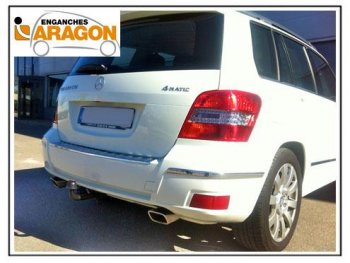 Фаркоп Aragon. (шар A) Mercedes-Benz GLK class X204 дорестайлинг (2008-2012)