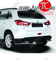 7 109 р. Защита заднего бампера уголки d42 Souz-96 Mitsubishi ASX 1-ый рестайлинг (2013-2016)  с доставкой в г. Набережные‑Челны