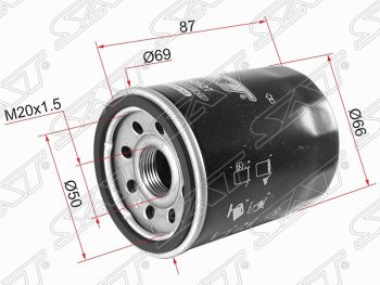 Фильтр масляный (KK,KL# 2.4 4WD 4N15, N80,90# S4FA/T) SAT Mitsubishi Eclipse (2006-2012)