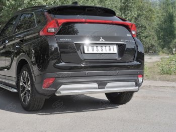 15 999 р. Защита заднего бампера (Ø63 мм, нержавейка) SLITKOFF Mitsubishi Eclipse Cross GK дорестайлинг (2017-2021)  с доставкой в г. Набережные‑Челны. Увеличить фотографию 4