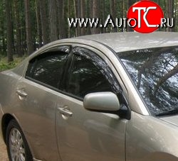 999 р. Комплект дефлекторов окон (ветровиков) 4 шт. (седан) Russtal Mitsubishi Galant 9 седан (2004-2009)  с доставкой в г. Набережные‑Челны