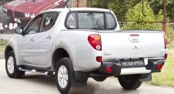 2 249 р. Брызговики задние RA (выносом 50 мм)  Mitsubishi L200  5 KK,KL (2015-2019) дорестайлинг  с доставкой в г. Набережные‑Челны. Увеличить фотографию 2