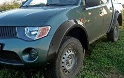 Расширители арок RA (комплект, 90 мм, Standart) Mitsubishi L200 5 KK,KL рестайлинг (2018-2022)  (Поверхность шагрень)