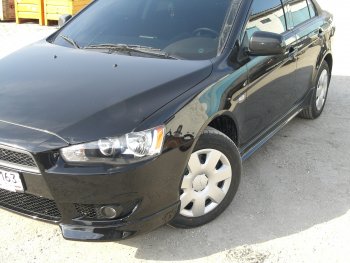 5 499 р. Пороги накладки INTENSE 2.0  Mitsubishi Lancer  CY (2007-2017) седан дорестайлинг, седан рестайлинг, хэтчбек 5 дв рестайлинг (Неокрашенные)  с доставкой в г. Набережные‑Челны. Увеличить фотографию 3