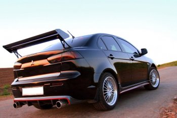 5 499 р. Пороги накладки INTENSE 2.0  Mitsubishi Lancer  CY (2007-2017) седан дорестайлинг, седан рестайлинг, хэтчбек 5 дв рестайлинг (Неокрашенные)  с доставкой в г. Набережные‑Челны. Увеличить фотографию 4