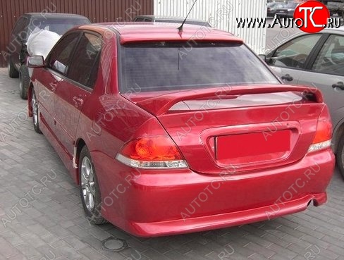 4 599 р. Козырёк на заднее стекло CT Mitsubishi Lancer 9 2-ой рестайлинг седан (2005-2009) (Неокрашенный)  с доставкой в г. Набережные‑Челны