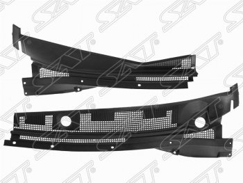 Панель под дворники SAT (жабо, LH+RH комплект) Mitsubishi Lancer 9 CS седан 1-ый рестайлинг (2003-2005)