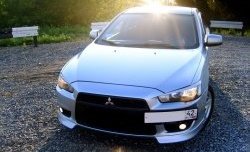 929 р. Подиум гос. номера EVO №1 Mitsubishi Lancer 10 седан дорестайлинг (2007-2010) (Гладкий пластик)  с доставкой в г. Набережные‑Челны. Увеличить фотографию 5