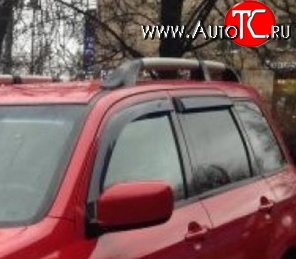 999 р. Комплект дефлекторов окон (ветровиков) 4 шт. Russtal Mitsubishi Outlander CU (2003-2009)  с доставкой в г. Набережные‑Челны