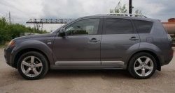 8 499 р. Пороги накладки (рестайлинг) Roadest Mitsubishi Outlander XL (CW)  рестайлинг (2010-2013) (Неокрашенные)  с доставкой в г. Набережные‑Челны. Увеличить фотографию 2