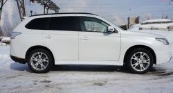 6 199 р. Пороги накладки Broomer Design  Mitsubishi Outlander  GF (2012-2014) дорестайлинг (Неокрашенные)  с доставкой в г. Набережные‑Челны. Увеличить фотографию 2