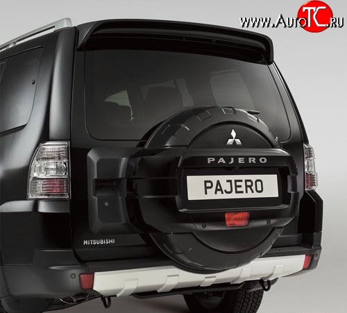 3 499 р. Чехол (кожух) запасного колеса Стандартный Mitsubishi Pajero 4 V80 3 дв. 1-ый рестайлинг (2011-2014) (Неокрашенный)  с доставкой в г. Набережные‑Челны