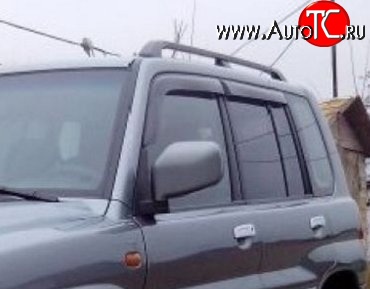 999 р. Комплект дефлекторов окон (ветровиков) 4 шт. (5 дверей) Russtal Mitsubishi Pajero iO (1998-2007)  с доставкой в г. Набережные‑Челны