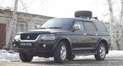 1 879 р. Защитная сетка решетки переднего бампера РА  Mitsubishi Pajero Sport  PA (1996-2004) дорестайлинг  с доставкой в г. Набережные‑Челны. Увеличить фотографию 3