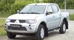 2 179 р. Защитная сетка решетки переднего бампера РА  Mitsubishi Pajero Sport  PB (2008-2013) дорестайлинг  с доставкой в г. Набережные‑Челны. Увеличить фотографию 3