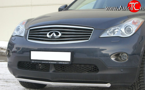 15 999 р. Защита переднего бампера (Ø42 мм, нержавейка) SLITKOFF INFINITI EX35 J50 (2007-2013)  с доставкой в г. Набережные‑Челны