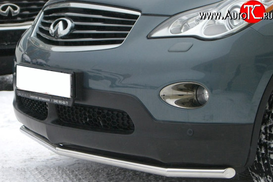 15 999 р. Защита переднего бампера (Ø42 мм, нержавейка) SLITKOFF  INFINITI EX35  J50 (2007-2013)  с доставкой в г. Набережные‑Челны