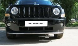 8 249 р. Одинарная защита переднего бампера Russtal 42 мм Jeep Liberty KJ дорестайлинг (2001-2004)  с доставкой в г. Набережные‑Челны. Увеличить фотографию 2