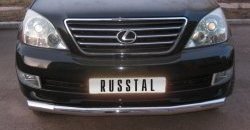 20 449 р. Одинарная защита переднего бампера SLITKOFF 76 мм  Lexus GX470  J120 (2002-2007) дорестайлинг  с доставкой в г. Набережные‑Челны. Увеличить фотографию 2