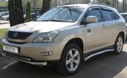 Защита порогов из труб d76 SLITKOFF  RX300  XU30, RX330  XU30, RX350  XU30