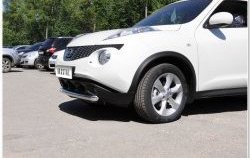 15 799 р. Одинарная защита переднего бампера SLITKOFF диаметром 63 мм Nissan Juke 1 YF15 дорестайлинг (2010-2014)  с доставкой в г. Набережные‑Челны. Увеличить фотографию 6