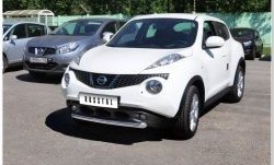 15 799 р. Одинарная защита переднего бампера SLITKOFF диаметром 63 мм Nissan Juke 1 YF15 дорестайлинг (2010-2014)  с доставкой в г. Набережные‑Челны. Увеличить фотографию 7