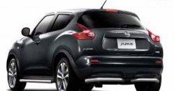 3 249 р. Длинная защита заднего бампера Petroil-Tuning 51 мм с передним приводом Nissan Juke 1 YF15 дорестайлинг (2010-2014)  с доставкой в г. Набережные‑Челны. Увеличить фотографию 1