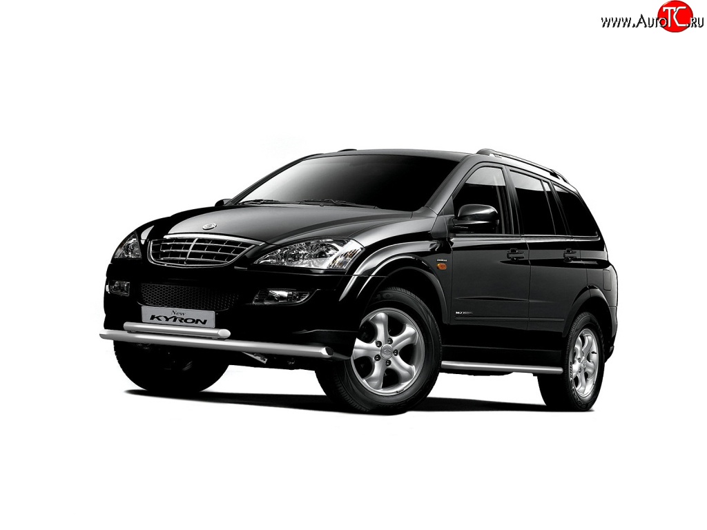 14 549 р. Широкая защита порогов Petroil Tuning SSANGYONG Kyron дорестайлинг (2005-2007)  с доставкой в г. Набережные‑Челны