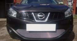 1 539 р. Сетка на бампер Russtal (хром) Nissan Qashqai 2 J11 рестайлинг (2017-2022)  с доставкой в г. Набережные‑Челны. Увеличить фотографию 6