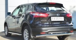 26 999 р. Широкая защита порогов SLITKOFF Nissan Qashqai 2 J11 дорестайлинг (2013-2019)  с доставкой в г. Набережные‑Челны. Увеличить фотографию 3