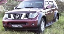 17 549 р. Расширители арок RA (комплект) Nissan Pathfinder R51 рестайлинг (2009-2014) (Поверхность глянец (под окраску), Неокрашенные)  с доставкой в г. Набережные‑Челны. Увеличить фотографию 2