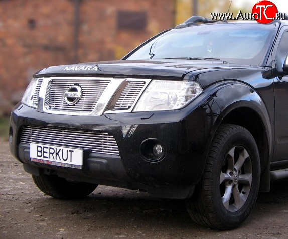 6 799 р. Декоративная вставка решетки радиатора Berkut Nissan Pathfinder R51 рестайлинг (2009-2014)  с доставкой в г. Набережные‑Челны