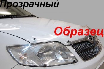 2 049 р. Дефлектор капота CA-Plastiс  Nissan AD  Y12 (2006-2016) дорестайлинг (Classic прозрачный, Без надписи)  с доставкой в г. Набережные‑Челны. Увеличить фотографию 2