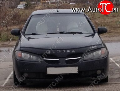 999 р. Дефлектор капота Russtal Nissan Almera N16 седан дорестайлинг (2000-2003)  с доставкой в г. Набережные‑Челны