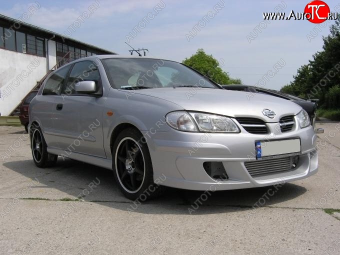 24 999 р. Передний бампер Rieger Nissan Almera N16 седан дорестайлинг (2000-2003)  с доставкой в г. Набережные‑Челны