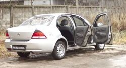 2 299 р. Накладки на порожки автомобиля RA  Nissan Almera  N16 (2000-2003) седан дорестайлинг (Комплект (4 шт.))  с доставкой в г. Набережные‑Челны. Увеличить фотографию 2