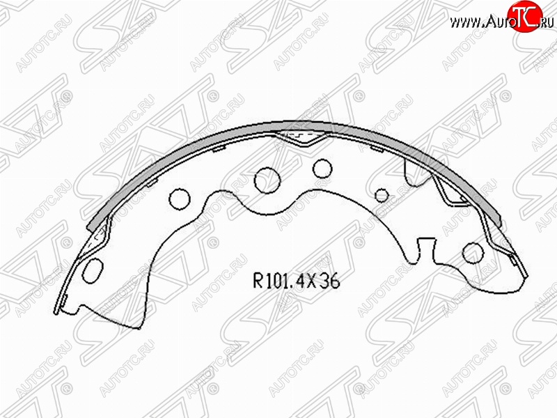 1 069 р. Колодки тормозные задние EURO SAT  Nissan Almera Classic  седан (2006-2013) B10  с доставкой в г. Набережные‑Челны