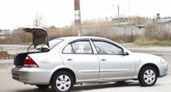 1 269 р. Накладка на задний бампер RA Nissan Almera Classic седан B10 (2006-2013)  с доставкой в г. Набережные‑Челны. Увеличить фотографию 3