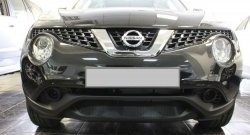 2 049 р. Защитная решётка в воздуховод автомобиля Russtal (черная)  Nissan Juke  1 YF15 (2014-2020) рестайлинг  с доставкой в г. Набережные‑Челны. Увеличить фотографию 1